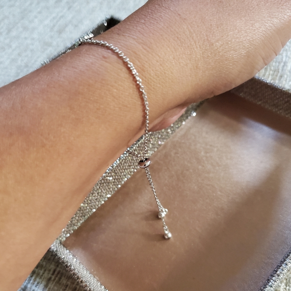 Silver Pisces Constellation Drawstring Bracelet - image 6
